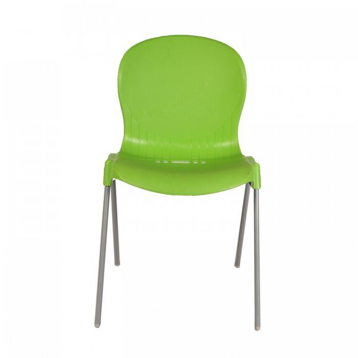تصویر صندلی بدون دسته پایه فلزی ناصر پلاستیک مدل 980