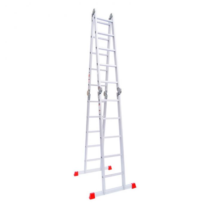 تصویر نردبان بیست پله چهار تکه آلوم پارس پله مدل هارمونی